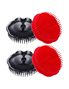 Cepillo Masajeador de Cuero Cabelludo Aroveea - Paquete de 4