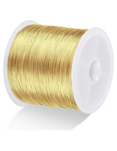 Alambre de Joyería MIKIMIQI 100m Cobre 0.4mm 26 Agujas