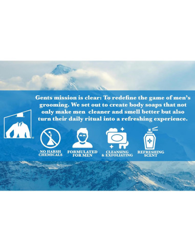 Jabón Corporal Hidratante G.B.S Brisa Ártica 150g para Hombres