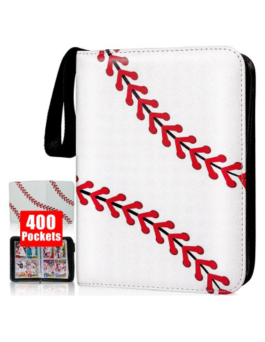 Carpeta de Tarjetas de Béisbol Sunhorse - 400 Bolsillos, 50 Páginas
