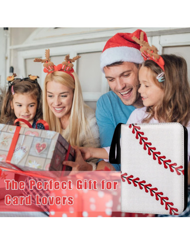 Carpeta de Tarjetas de Béisbol Sunhorse - 400 Bolsillos, 50 Páginas