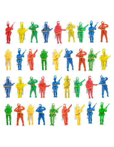 ArtCreativity 36 Juguetes Paracaídas 6,35 cm Colores Variados