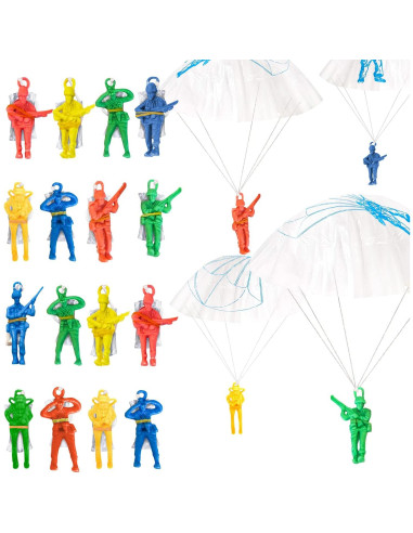 ArtCreativity 36 Juguetes Paracaídas 6,35 cm Colores Variados