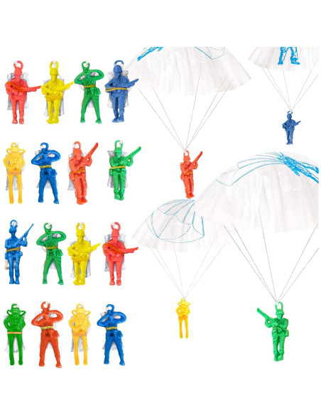 ArtCreativity 36 Juguetes Paracaídas 6,35 cm Colores Variados
