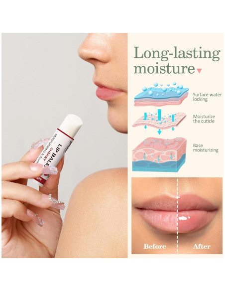 Bálsamo Labial Dmsky 100% Natural Hidratante 20 Sabores