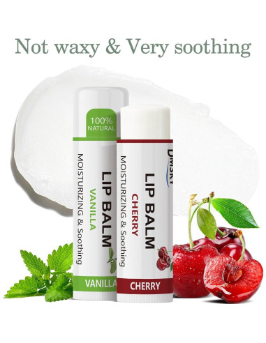 Bálsamo Labial Dmsky 100% Natural Hidratante 20 Sabores