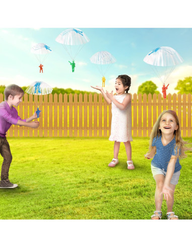 ArtCreativity 36 Juguetes Paracaídas 6,35 cm Colores Variados