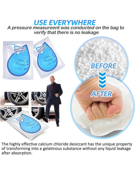 Bolsas Deshumidificadoras Wisesorb 10 Paquetes 100g Efectivas