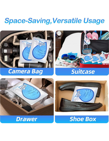 Bolsas Deshumidificadoras Wisesorb 10 Paquetes 100g Efectivas