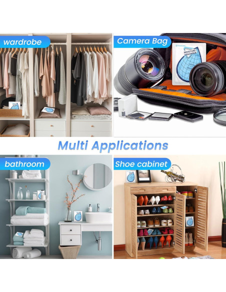 Bolsas Deshumidificadoras Wisesorb 10 Paquetes 100g Efectivas