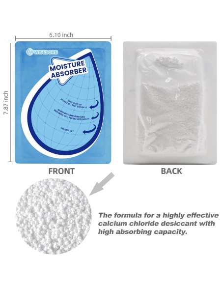 Bolsas Deshumidificadoras Wisesorb 10 Paquetes 100g Efectivas