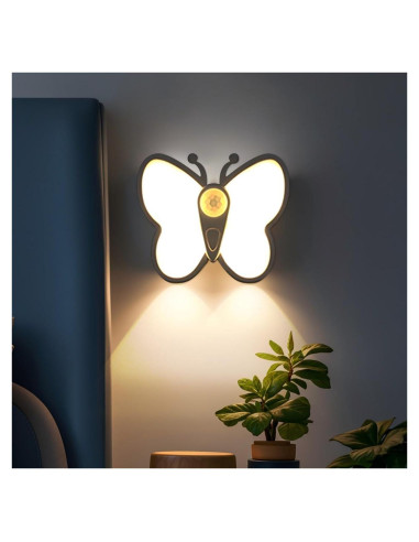 Sensor de Movimiento Luz Nocturna Mariposa Minglaizhou 200 Lúmenes