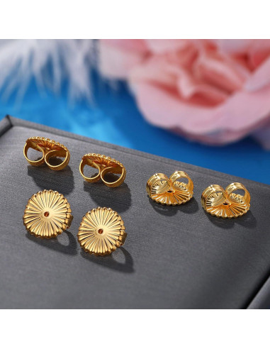 8 Piezas de Respaldos para Pendientes Formulen Dorado 9 mm