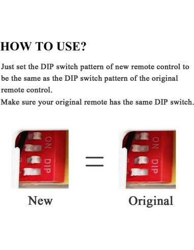 Control Remoto Ventilador de Techo Hampton Bay UC7078T Blanco