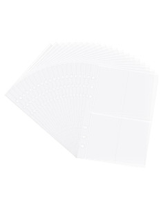 Páginas Internas Refill Transparentes LingLingo 20 Hojas 160 Bolsillos