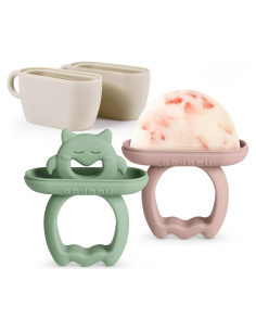 Moldes de Popsicle de Silicona Haakaa para Bebés 6m+