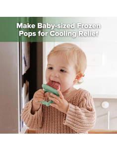 Moldes de Popsicle de Silicona Haakaa para Bebés 6m+ 2