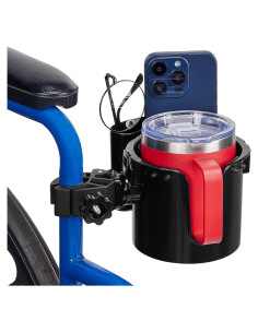 Soporte para Taza JOYTUTUS 2-en-1 con Almacenamiento Azul