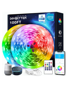 Tira LED Inteligente DAYBETTER 30,48 m RGB Control App