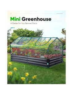 Invernadero Mini Portátil Quictent 180x91x91cm Impermeable 2