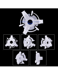 WILLBOND 25 Sujetadores de Bobinas Transparentes para Costura 2