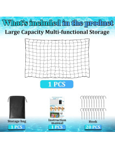 Red de Almacenamiento de Flotadores de Piscina NNG 160x109 cm 2