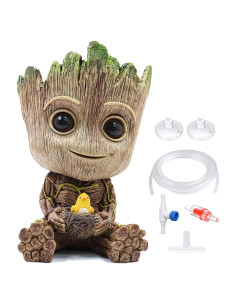 Aire Burbujeador TEEMO Groot para Acuario - Decoración Resina 10 cm