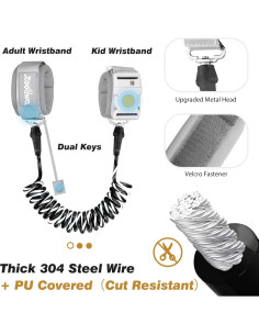 Arnés de Seguridad para Niños Zooawa 2Pack con Correa Reflectante 2