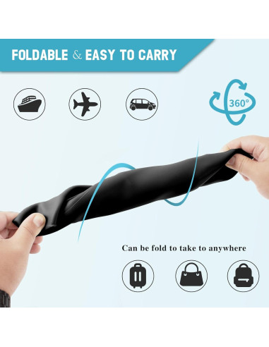 Babero Ajustable de Silicona TaoTazon para Adultos - Impermeable y Lavable