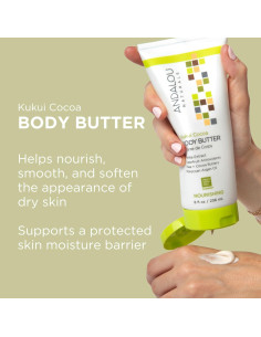 Manteca Corporal Nutritiva Andalou Naturals Kukui Cocoa 227 g 2