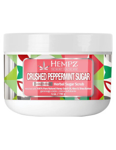 Exfoliante Corporal de Azúcar Hempz 113 g - Menta Triturada