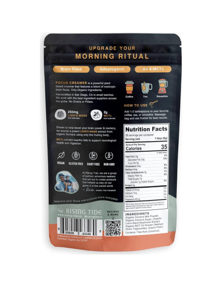 Crema de Sopa de Champiñones Orgánicos Rising Tide 227g