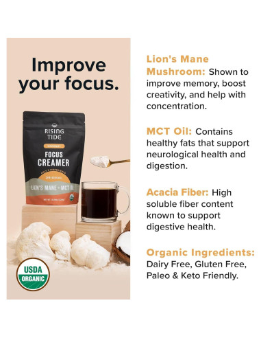 Crema de Sopa de Champiñones Orgánicos Rising Tide 227g