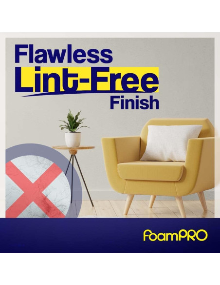 Rodillo de pintura FoamPRO 162 de 2" - Acabado fino, 1 unidad