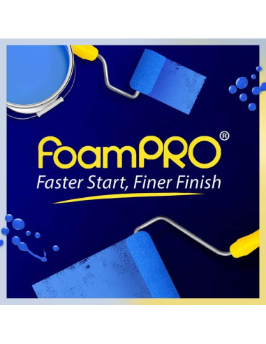 Rodillo de pintura FoamPRO 162 de 2" - Acabado fino, 1 unidad
