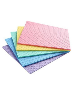 Paños de Esponja de Celulosa Reutilizables 5pcs - Ecológicos