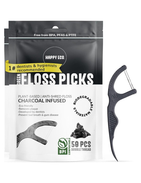 Palillos de Hilo Biodegradables HAPPY ECO - 100 Unidades Veganos Palillos de Hilo Biodegradables HAPPY ECO - 100 Unidades Veganos