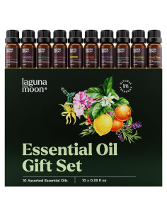 Set de Aceites Esenciales Orgánicos LagunaMoon 10x10mL Aromaterapia