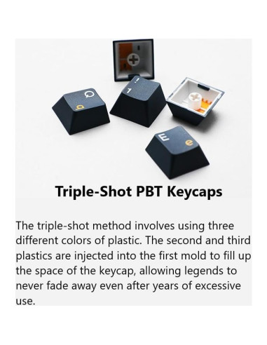 Teclado Mecánico Ducky One 3 Pro 8K RGB PBT Cherry MX2A Rojo