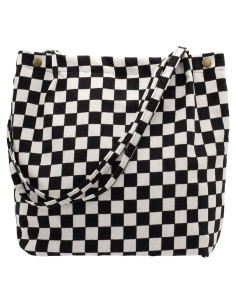 Bolsa Tote PAZIMIIK Acuadros Negros Reutilizable para Viaje