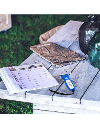 10 Linternas Magnéticas Planas Blackout Descuento Promociones - LED Azul