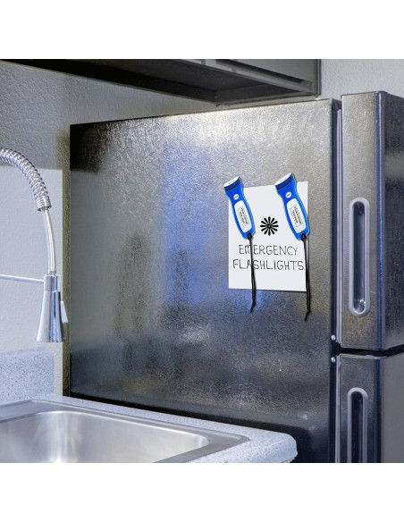 10 Linternas Magnéticas Planas Blackout Descuento Promociones - LED Azul