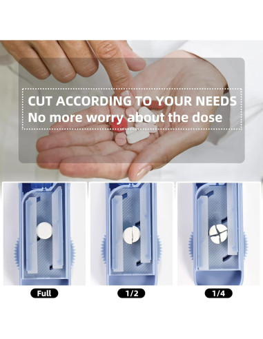 Divisor de Pastillas Ajustable HUIKE E-388 - Acero Inoxidable