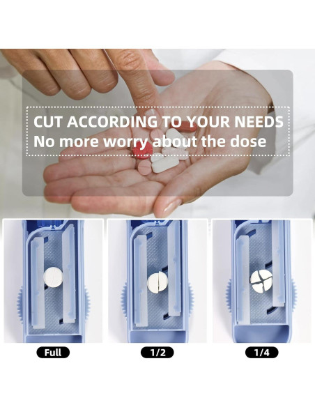 Divisor de Pastillas Ajustable HUIKE E-388 - Acero Inoxidable