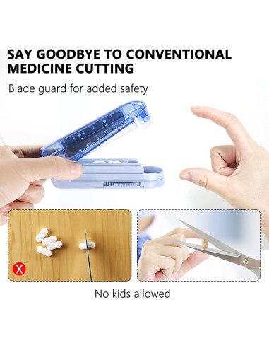 Divisor de Pastillas Ajustable HUIKE E-388 - Acero Inoxidable