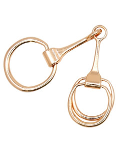 Anillos de hebilla para bufanda Cualque oro para mujeres