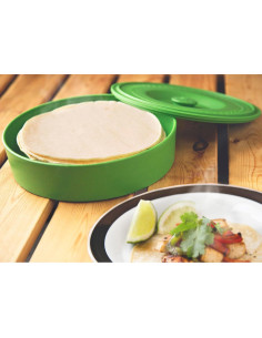 Calentador de Tortillas Fox Run 22 cm Plástico Verde 2