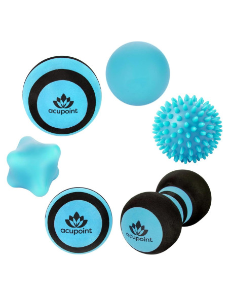 Juego de Pelotas de Masaje Acupoint - 6 Piezas para Alivio Muscular