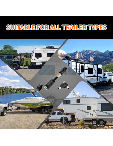 Cerradura de Enganche Metoware 5/8" para Remolque Clase III IV V