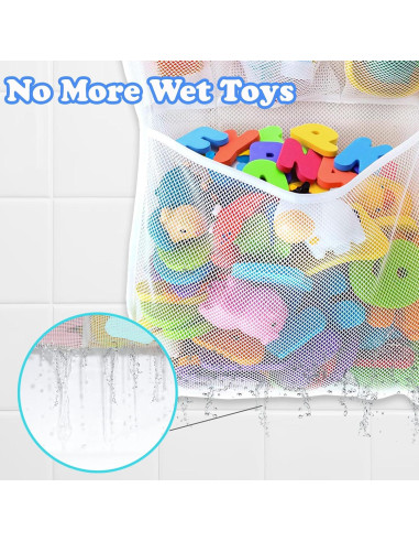 Soporte de Juguetes de Baño Slonser 51x35 cm con Ventosas